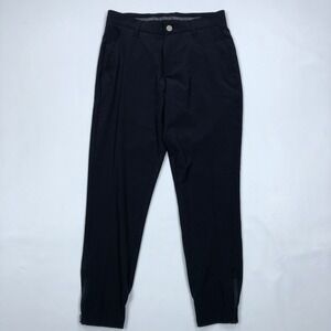 Primo Golf Jogger Pants Mens 28 Short Navy Blue Zipper Cuffs Performance Tapered